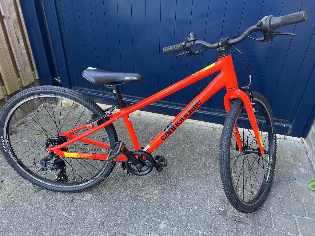 Kinderfiets Cannondale 24 inch quick, Fietsen en Brommers, Ophalen, 24 inch, Velgrem, Versnellingen