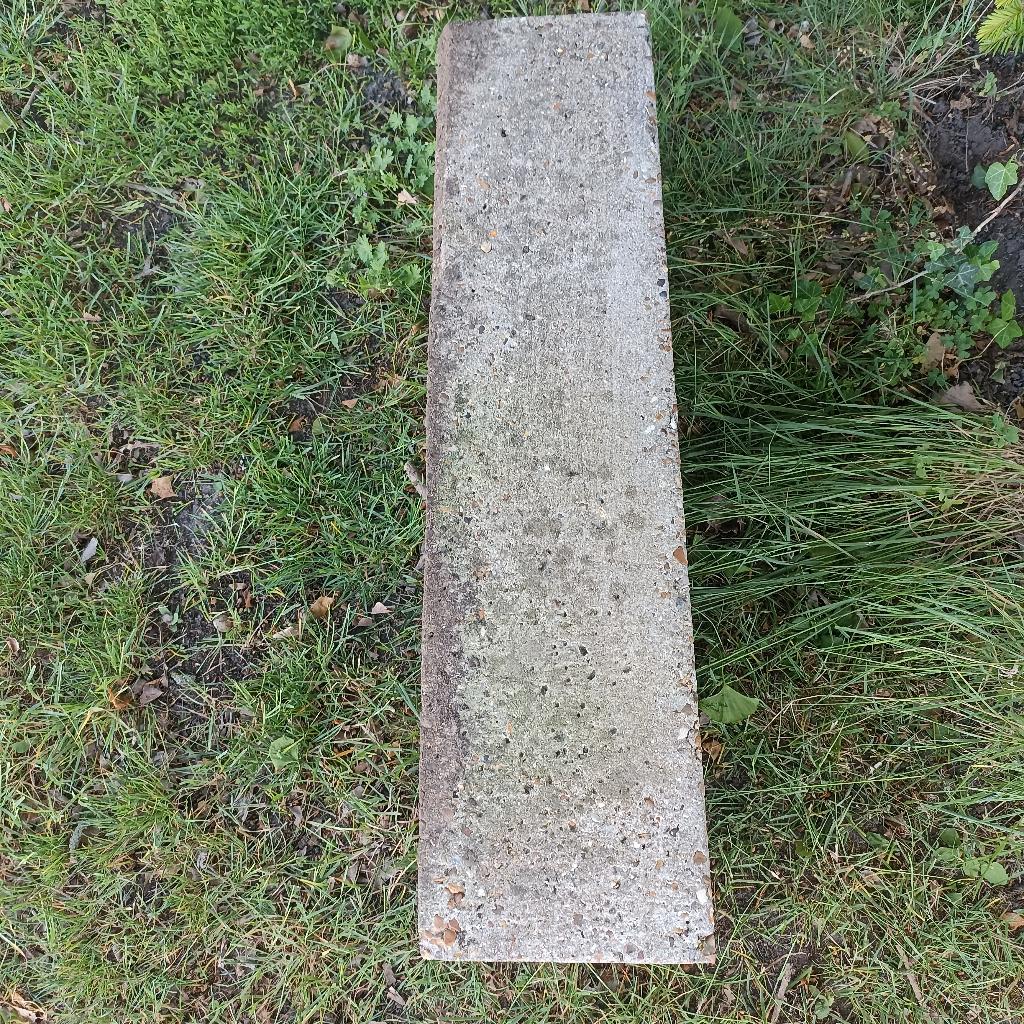 massieve betonblokken / betonbalken, Ophalen, Gebruikt