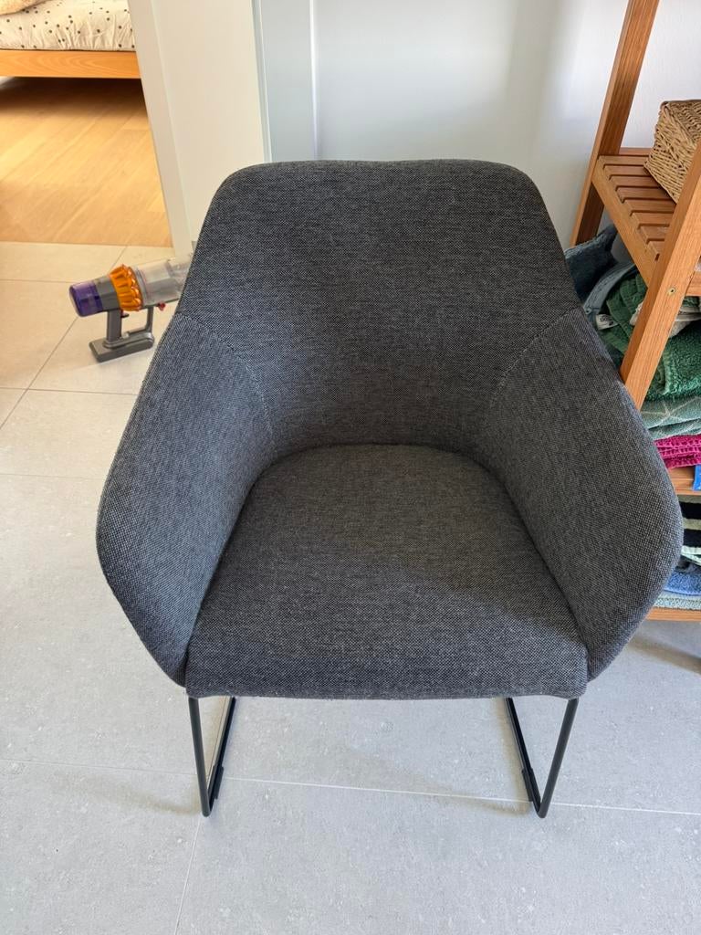 4 chaises IKEA tossberg, Enlèvement, Comme neuf, Gris, Métal