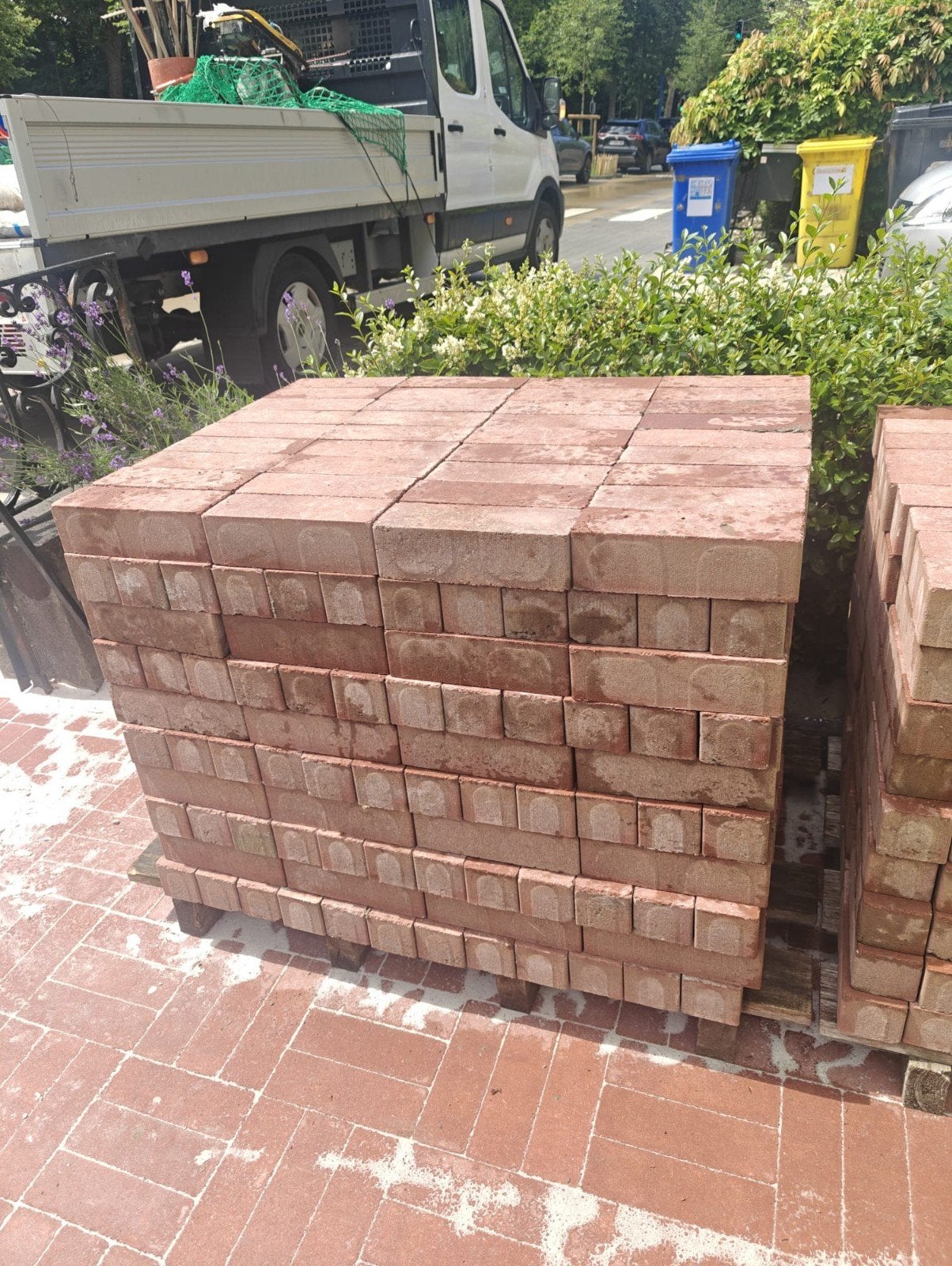 2,5 palettes de klinkers en terre cuite rouge, Jardin & Terrasse, Pavé & Dalles, Neuf