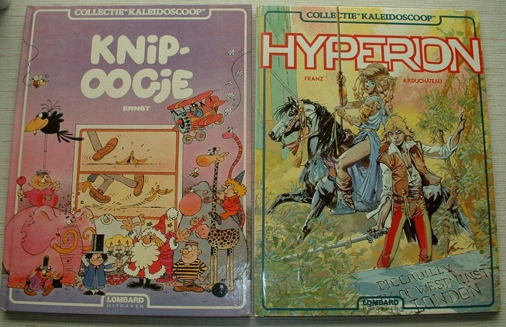 strips collectie kaleidoscoop HC 1e druk lombard uitgave, Boeken, Meerdere stripboeken, Ophalen of Verzenden, Diverse Auteurs