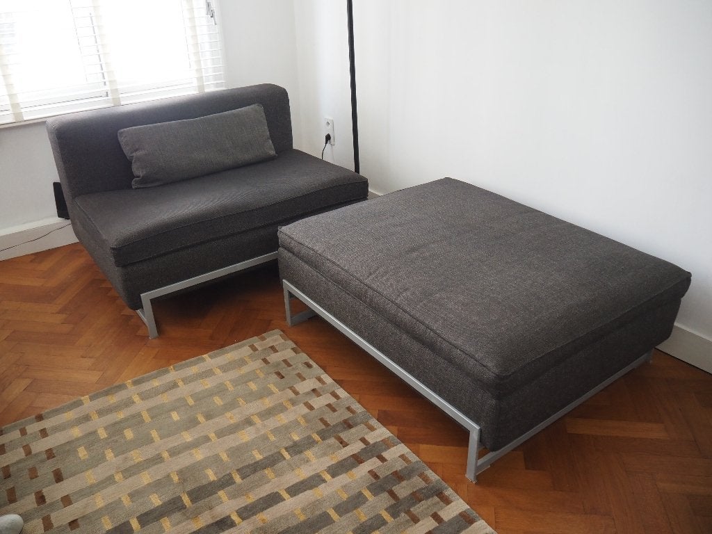 DEMA, 2-delige sofa, italiaans design, 75 à 100 cm, Comme neuf, Enlèvement, Minimalistisch, strak, modern