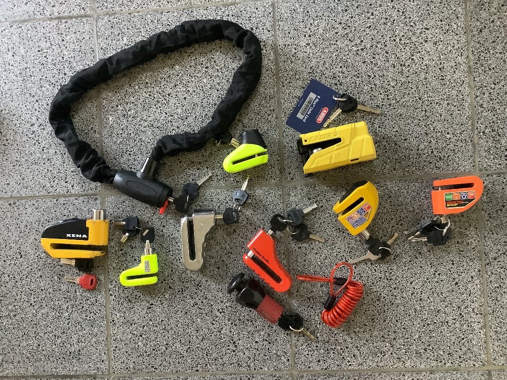 Remschijf- en andere sloten, Motoren, Ophalen of Verzenden, Zo goed als nieuw