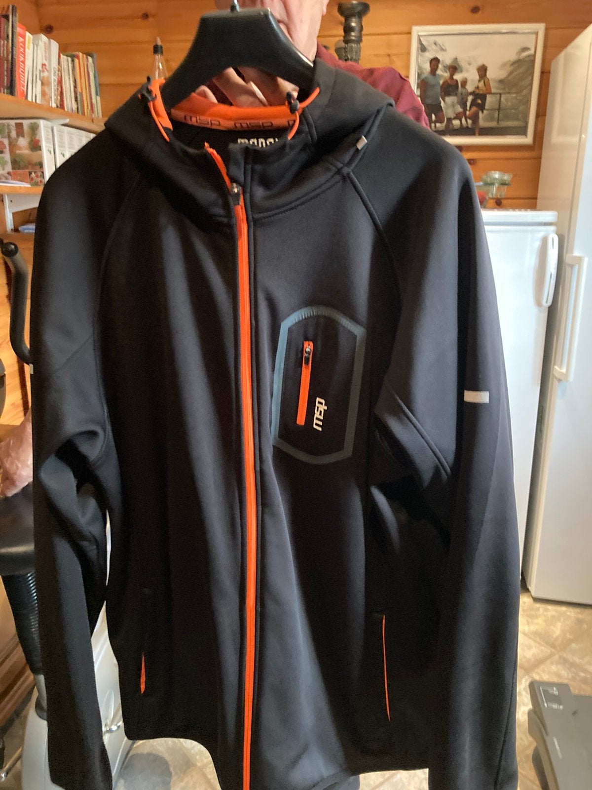 Vest met rits en kap, Kleding | Heren, Ophalen, Zo goed als nieuw, Zwart