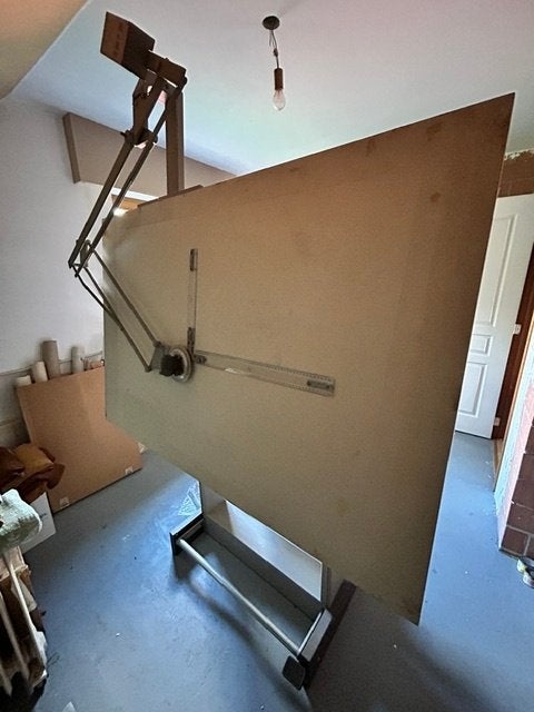 tekentafel, Bricolage & Construction, Tables à dessin, Enlèvement, Utilisé, 170 cm ou plus