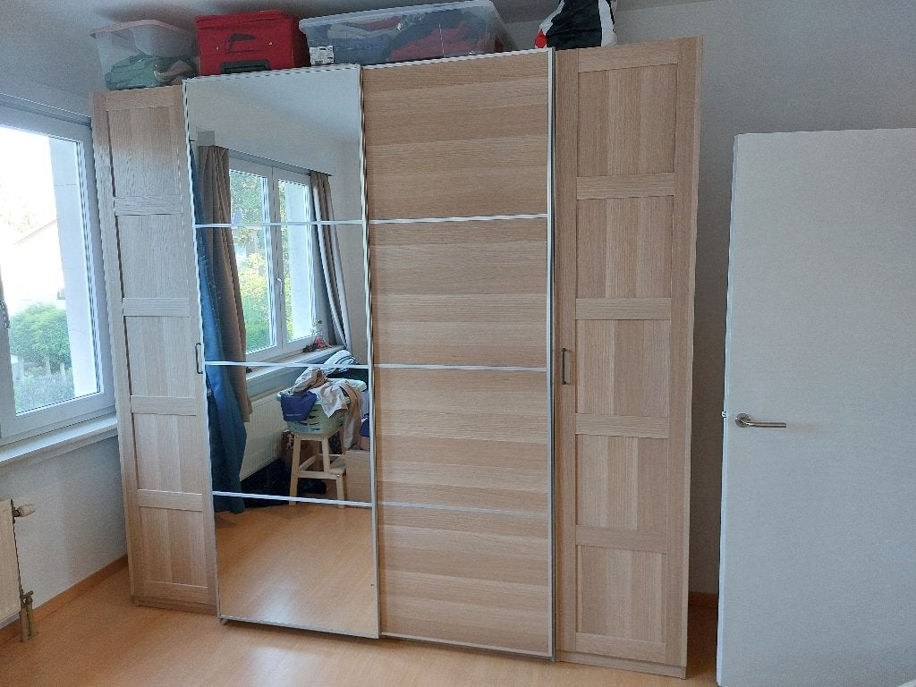 Grande penderie dressing IKEA PAX – 2,50 m de large, 200 cm ou plus, Comme neuf, Enlèvement, 200 cm ou plus