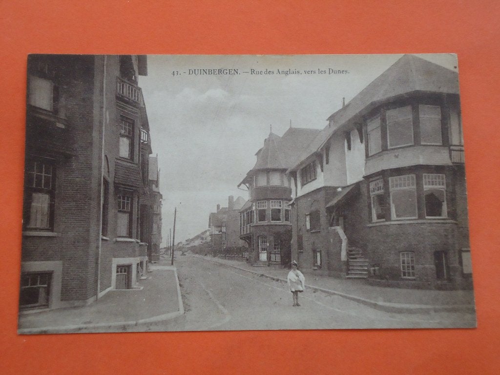 Duinbergen - Knokke - Heist Rue des Anglais , vers les Dunes, Collections, Enlèvement ou Envoi, Avant 1920, Non affranchie, Flandre Occidentale