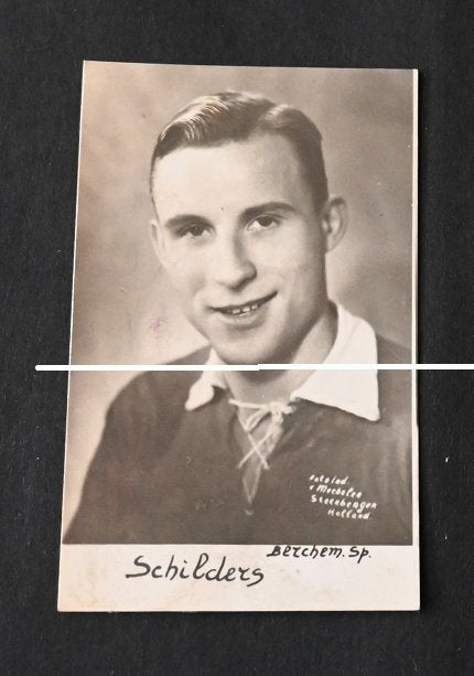 Photo ancienne/Roger Schilders/Berchem Sport, années 1940, Collections, Envoi, Utilisé, Affiche, Image ou Autocollant