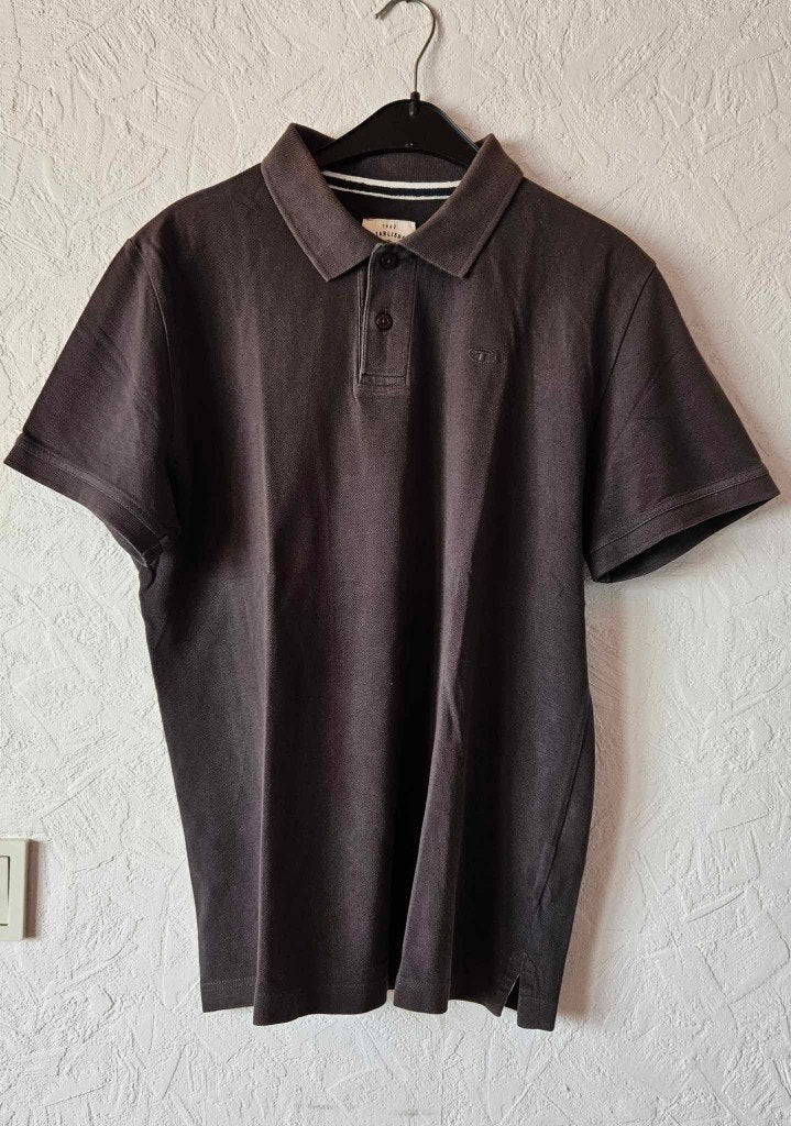 Polo homme TOM TAILOR gris foncé taille M, Kleding | Heren, Maat 48/50 (M), Ophalen of Verzenden, Tom tailor, Grijs