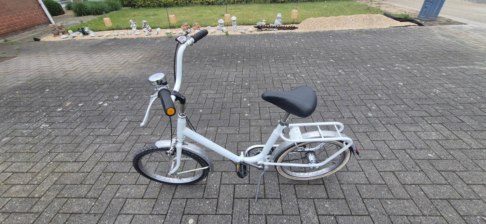 Vélo pliant blanc, Vélos & Vélomoteurs, Enlèvement, Utilisé, 18 à 20 pouces