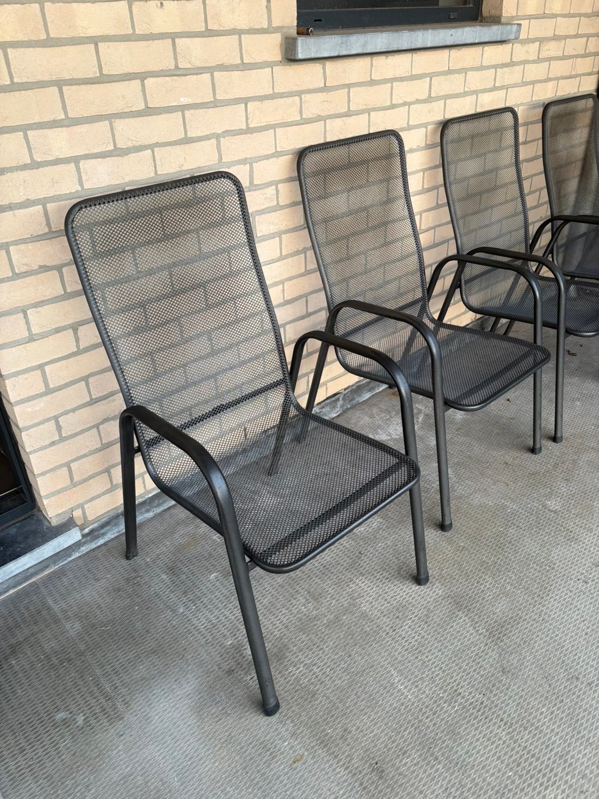 Balkon/ tuin stoelen, Ophalen, Zo goed als nieuw