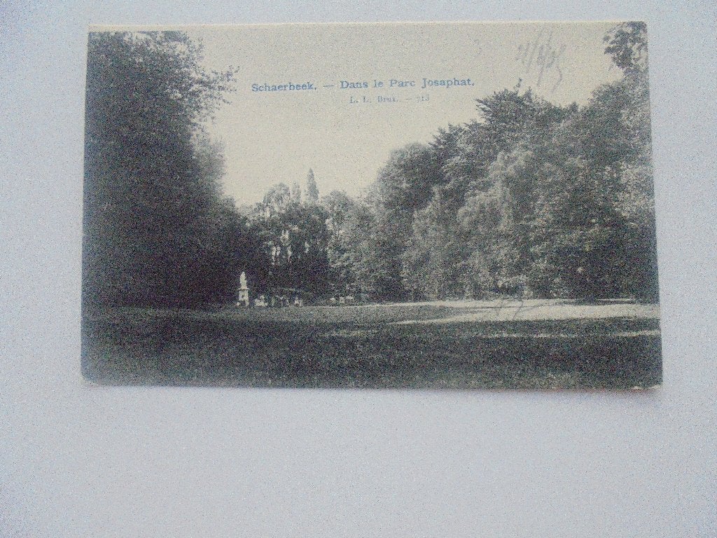 schaerbeek- dans le parc josaphat, Verzenden, Voor 1920, Gelopen, Brussel (Gewest)