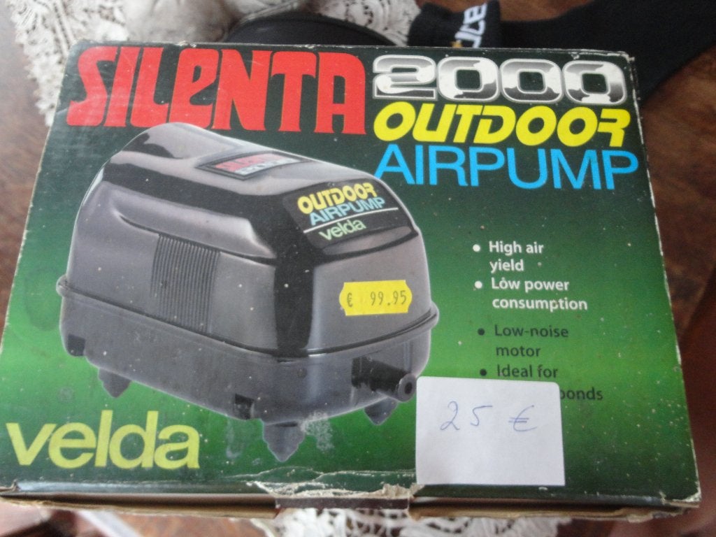 Velda Oudoor Airpomp, Ophalen of Verzenden, Gebruikt, Vijverpomp