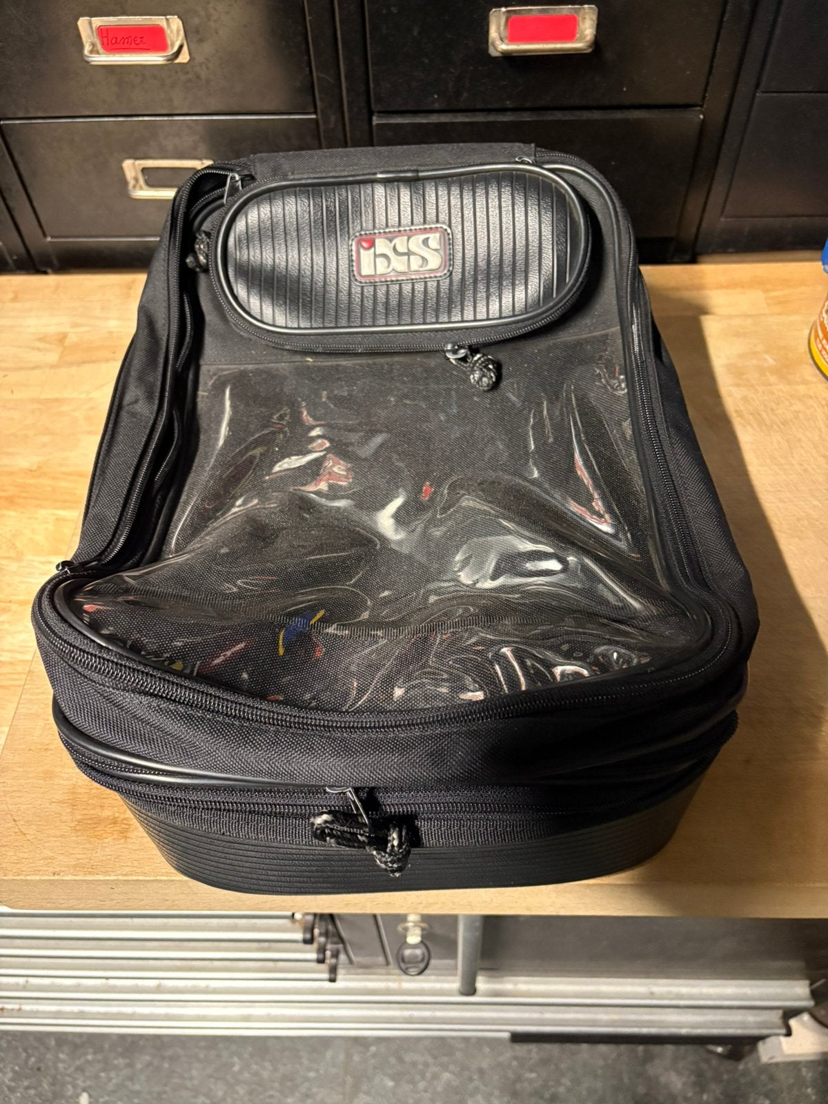 Moto tas met magneet, Motoren, Ophalen, Gebruikt