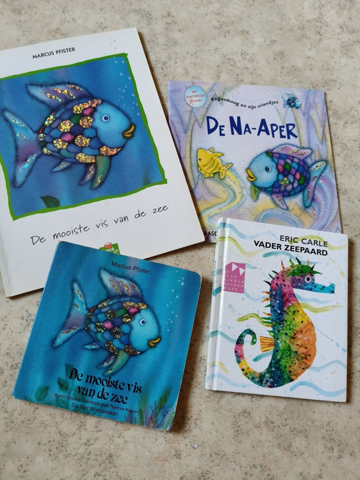 pakket kleuterboek thema mooiste vis van de zee, Ophalen