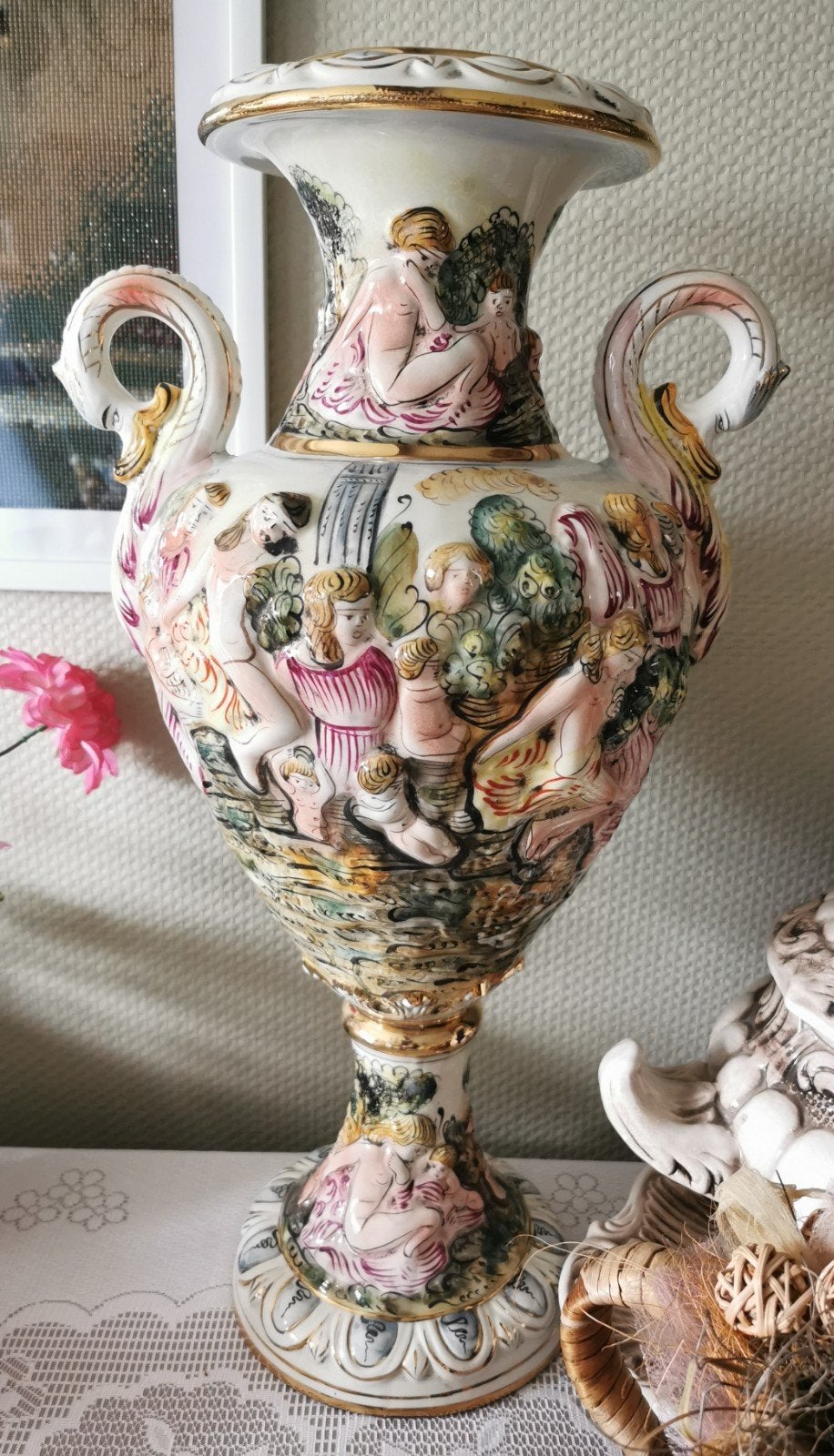 Capodimonte vaas, Enlèvement