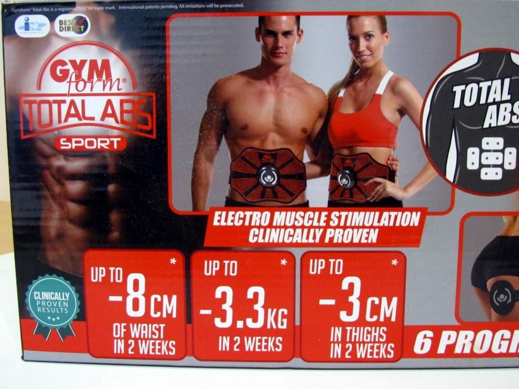 Ceinture d'électrostimulation Gym form Total ABS Sport, Enlèvement ou Envoi, Neuf