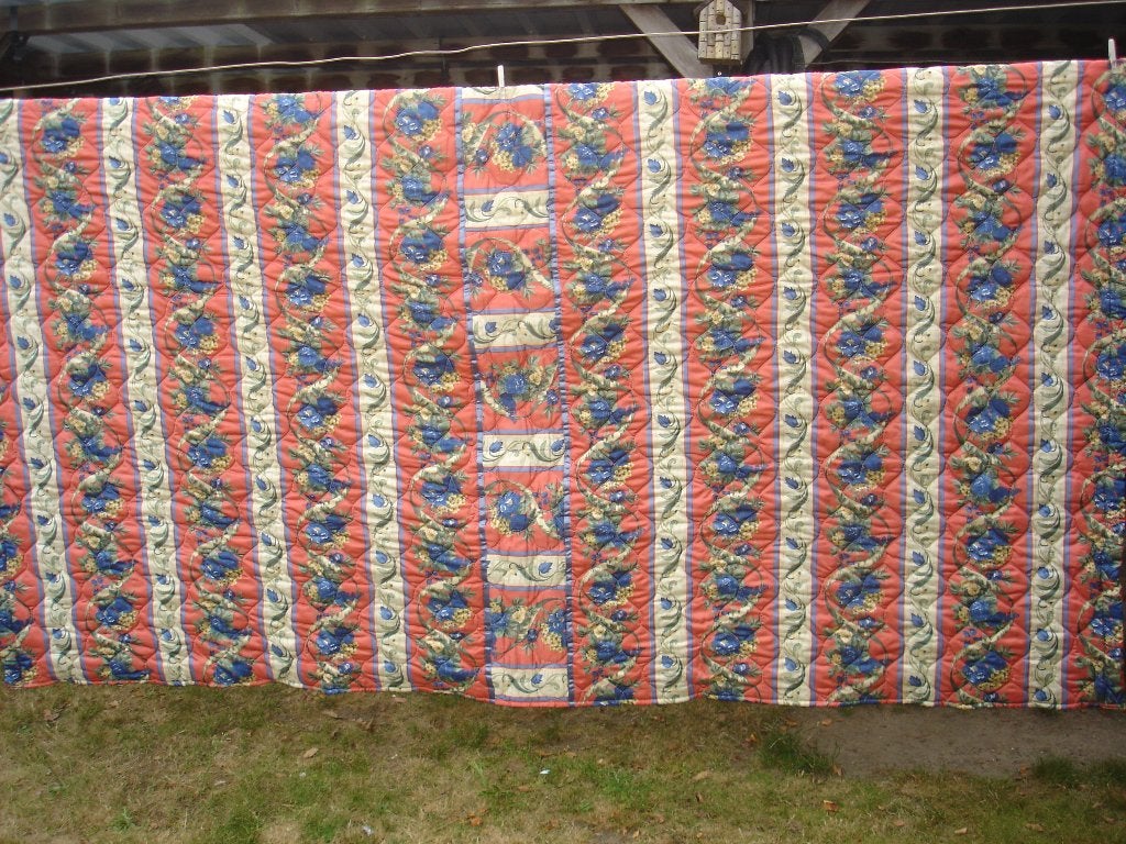 groot vintage bedsprei, Ophalen, Gebruikt, Overige merken, Polyester
