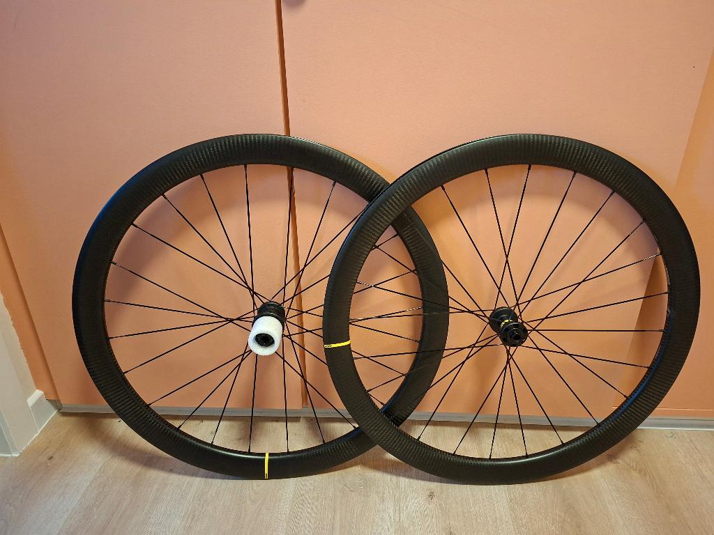 Zgan mavic carbon disc wielen, Fietsen en Brommers, Fietsonderdelen, Wiel, Ophalen of Verzenden, Zo goed als nieuw, Mavic