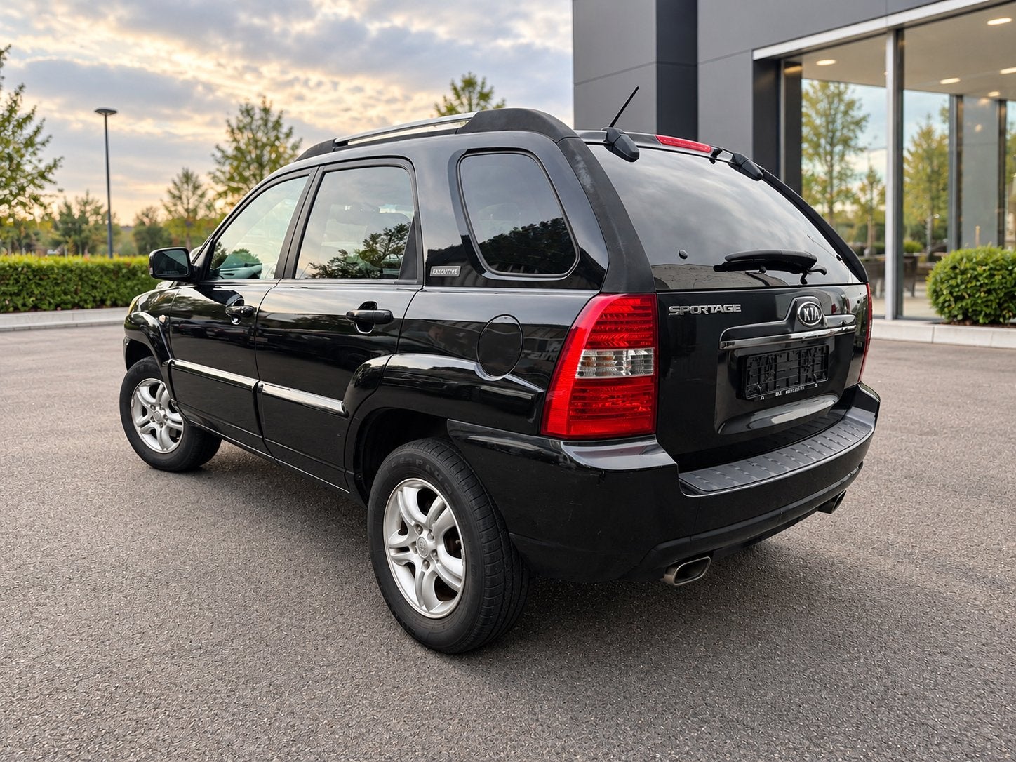 Kia Sportage 2.0 diesel automaat, Auto's, Gebruikt, Zwart, Zwart, Leder