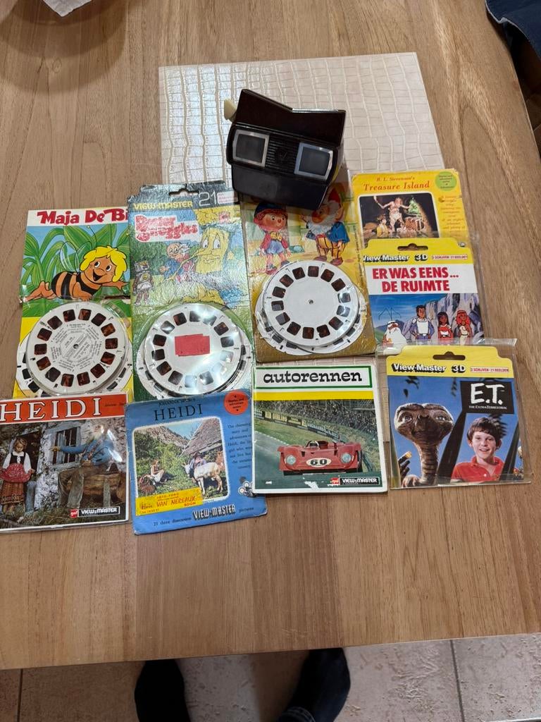 Viewmaster, Ophalen, Gebruikt