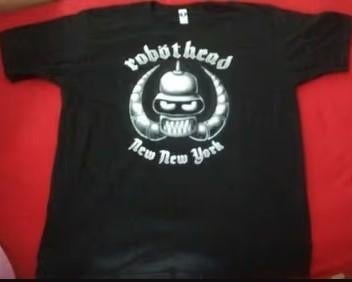 Motorhead / Futurama Bender t-shirt (NIEUW), Ophalen of Verzenden, Nieuw