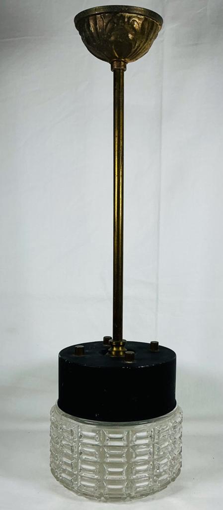 Vintage modernist design plafondlamp 50s 60s, Verzamelen, Retro, Huis en Inrichting, Ophalen of Verzenden