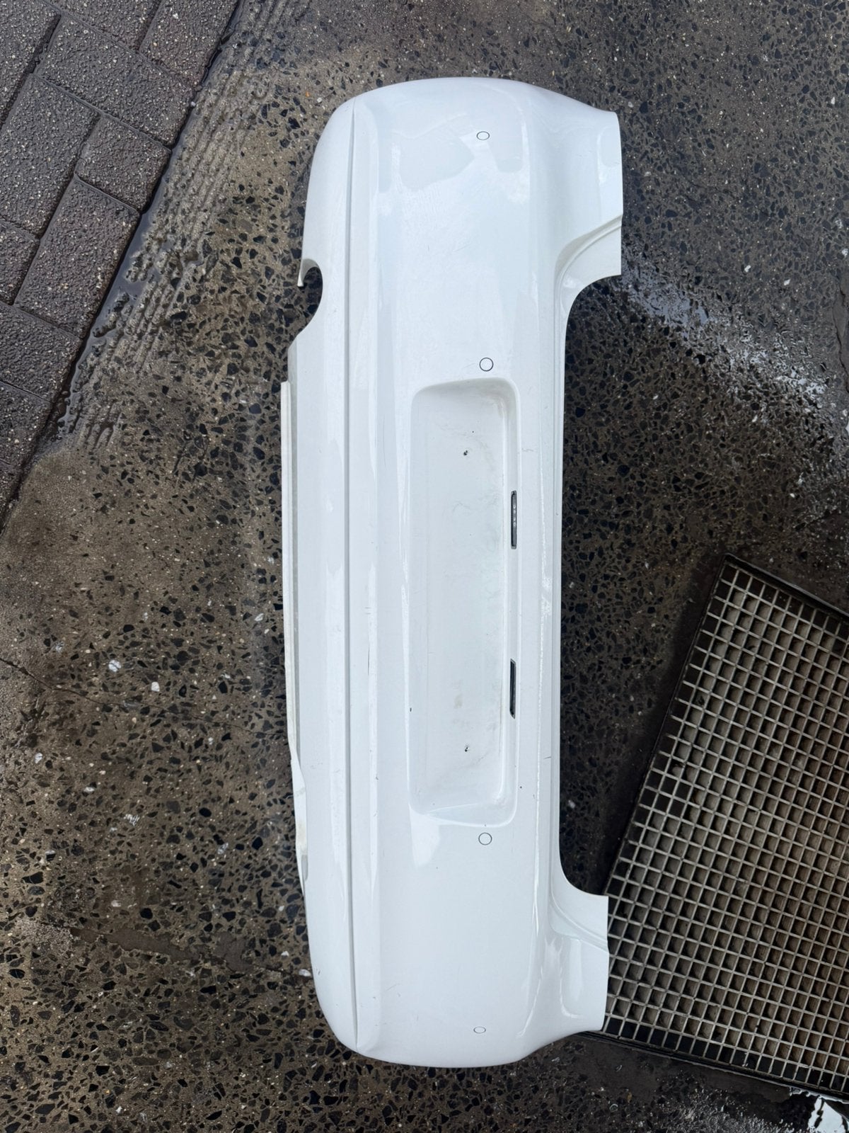 Pare choc arriere polo 6R phase 1, Autos : Pièces & Accessoires, Arrière, Pare-chocs, Volkswagen, Enlèvement