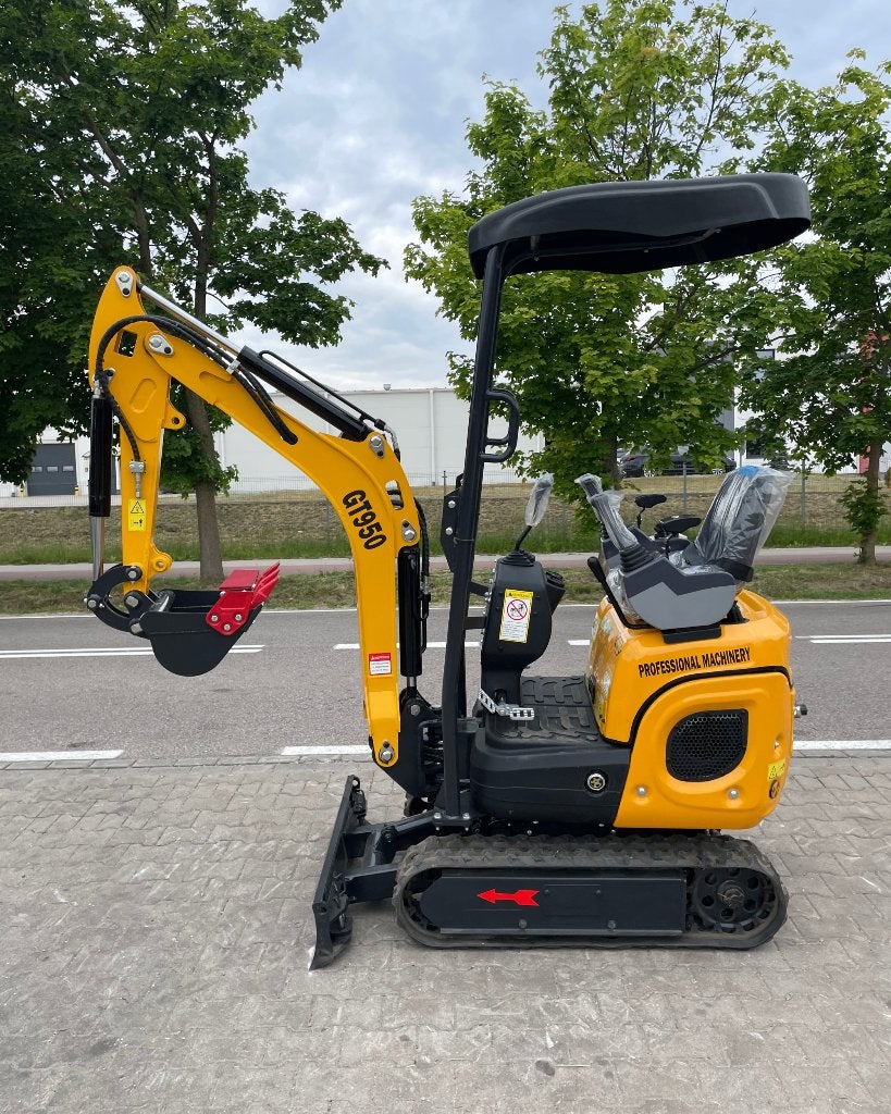 Professional GT950 rupsgraafmachine, Ophalen, Graafmachine