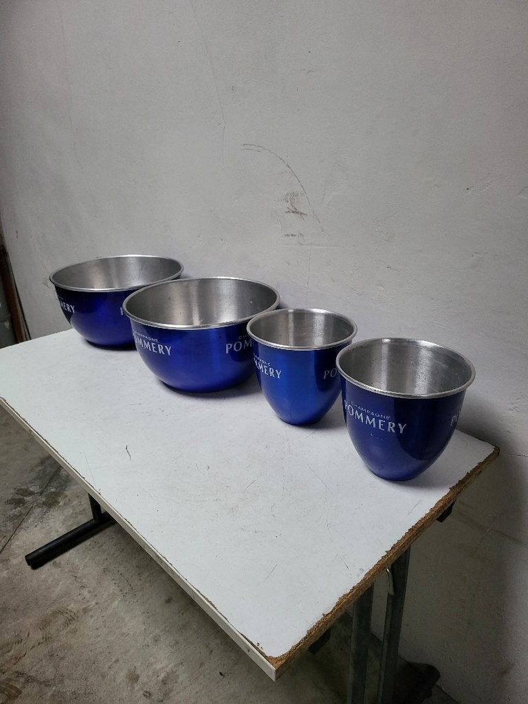 Pommery XL ijsemmer 2 stuks XL en 2 stuk van 1 Fles, Ophalen of Verzenden, Gebruikt, Gebruiksvoorwerp