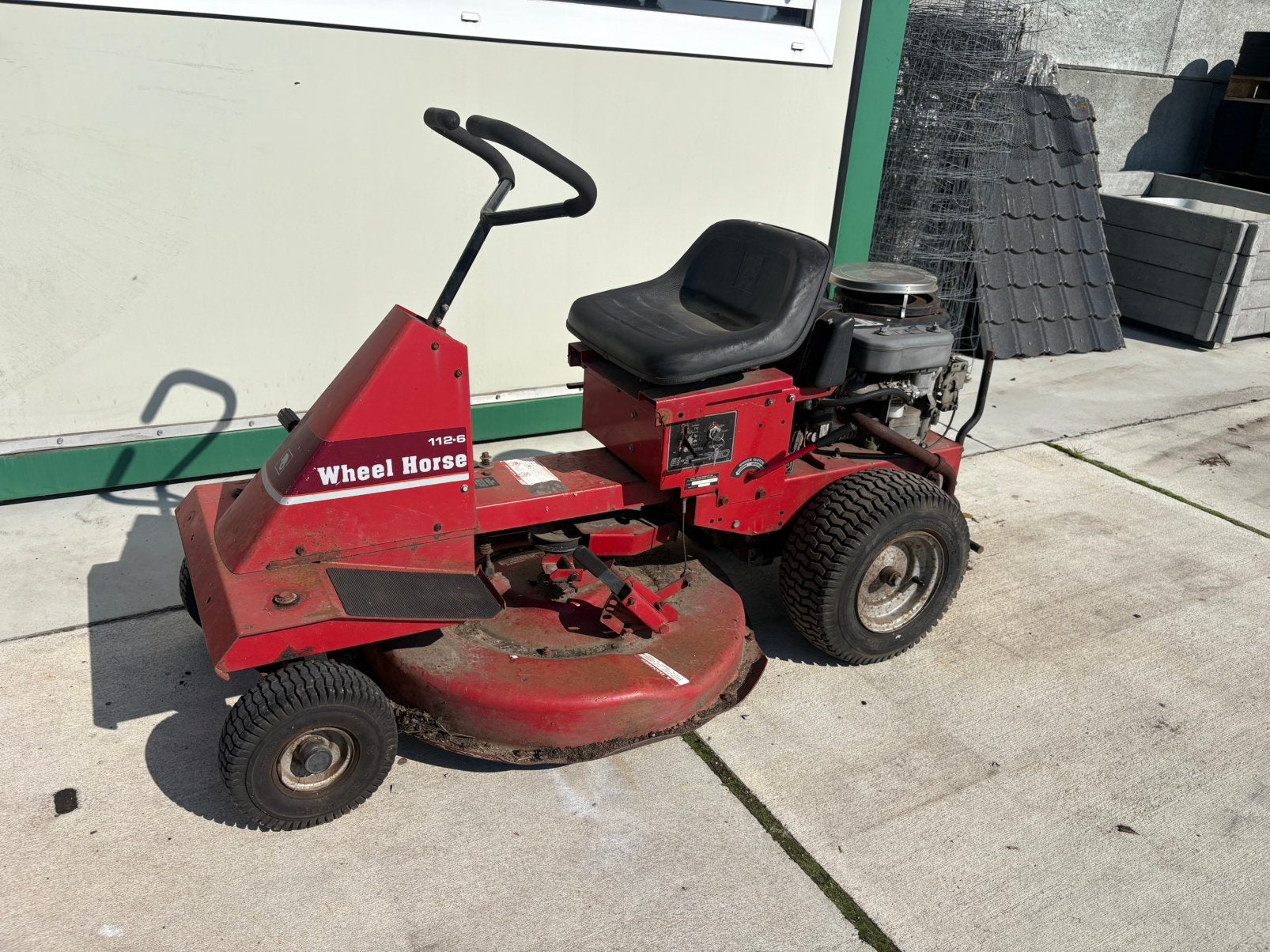 Wheel horse 112-6, Ophalen, Gebruikt, Mulchfunctie, Minder dan 90 cm