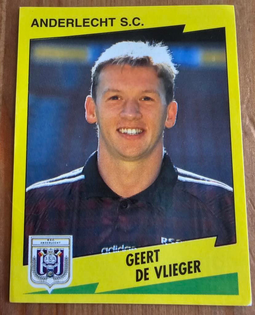 Panini Football 98 #30 De Vlieger SC Anderlecht Football, Enlèvement ou Envoi, Comme neuf, Autocollant