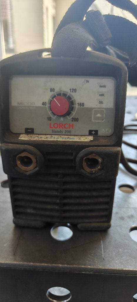 Laspost, Ophalen, Gebruikt, 150 tot 250 ampère, Elektroden