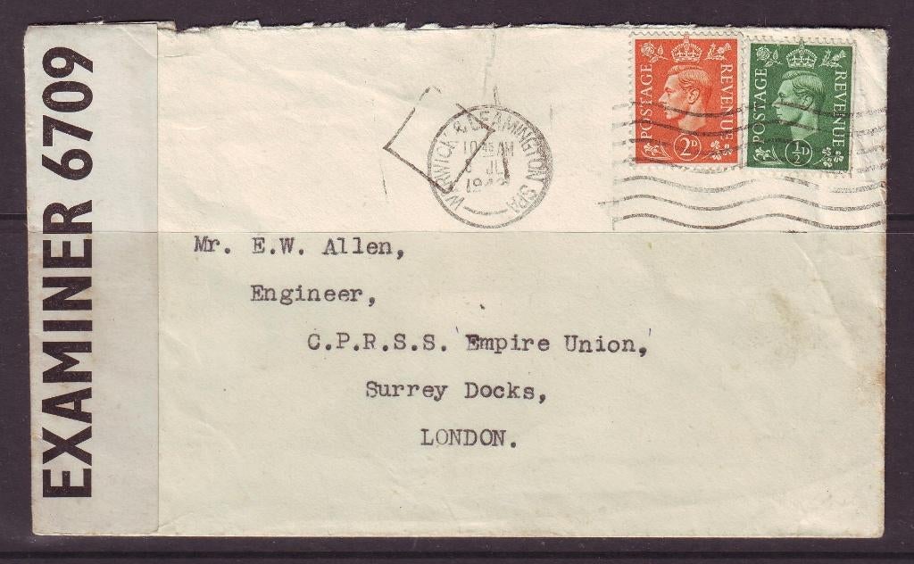 Postzegels UK (8) : Diverse Brieven en FDC's Engeland, Postzegels en Munten, Postzegels | Europa | UK, Ophalen of Verzenden, Gestempeld