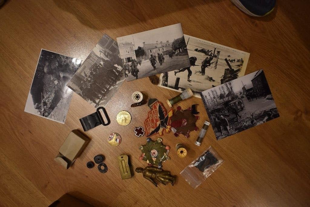 lot militaire ww1/ww2, Collections, Envoi, Armée de terre, Casque ou Béret