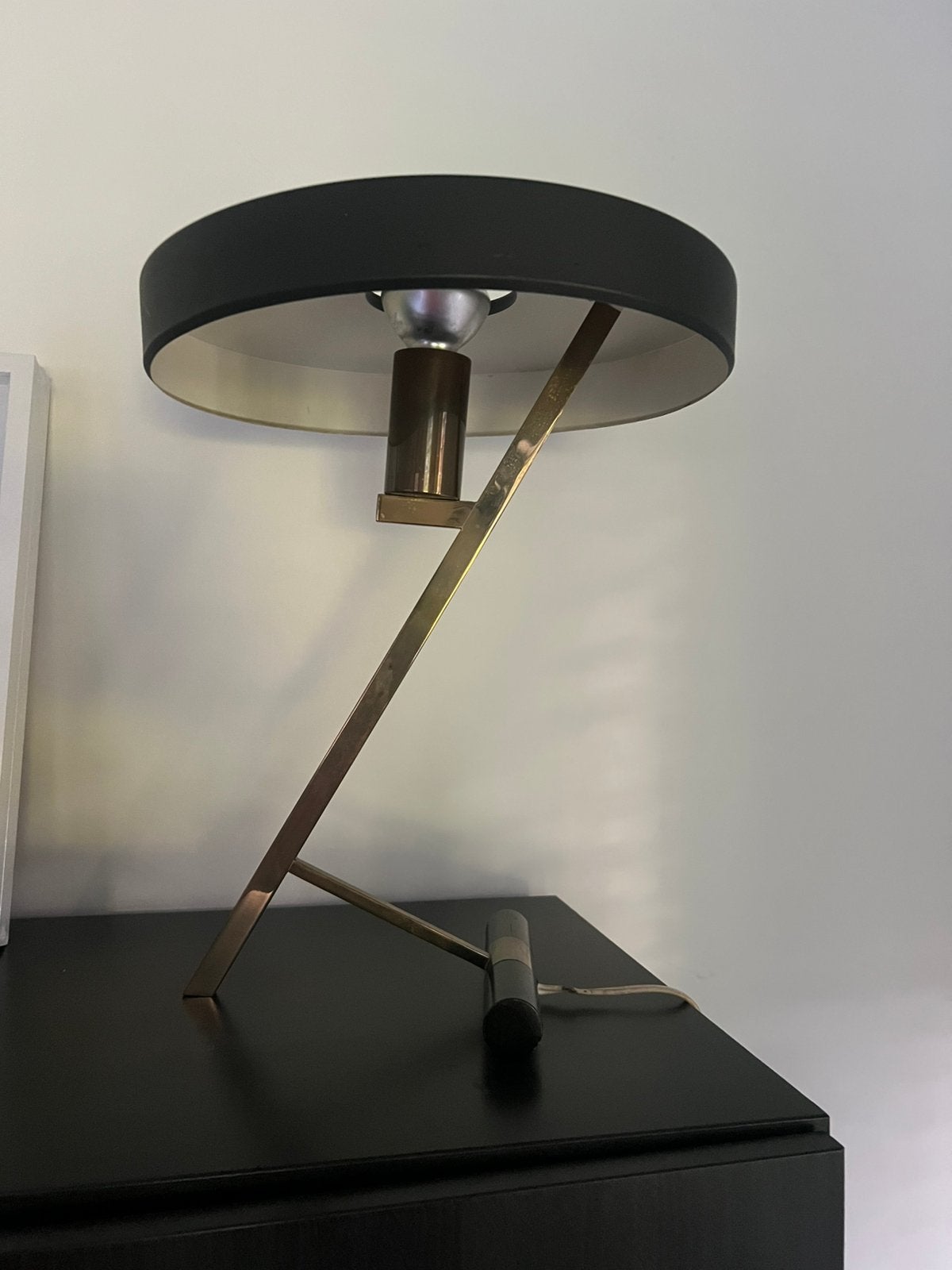 Vintage Philips Diplomat Z lamp - Louis Kallf, Enlèvement, Lampe de bureau, Philips, Vintage