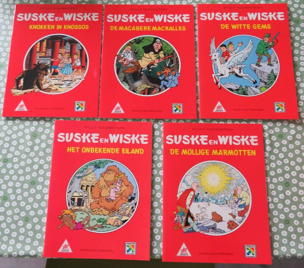 Suske en Wiske Top camera set van 5 stuks., Boeken, Complete serie of reeks, Ophalen of Verzenden, Nieuw