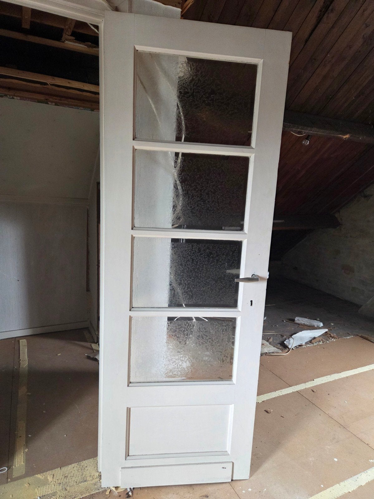 GRATIS OPHALEN binnendeur wit. in goede staat., Doe-het-zelf en Bouw, Ophalen, Glas, Binnendeur