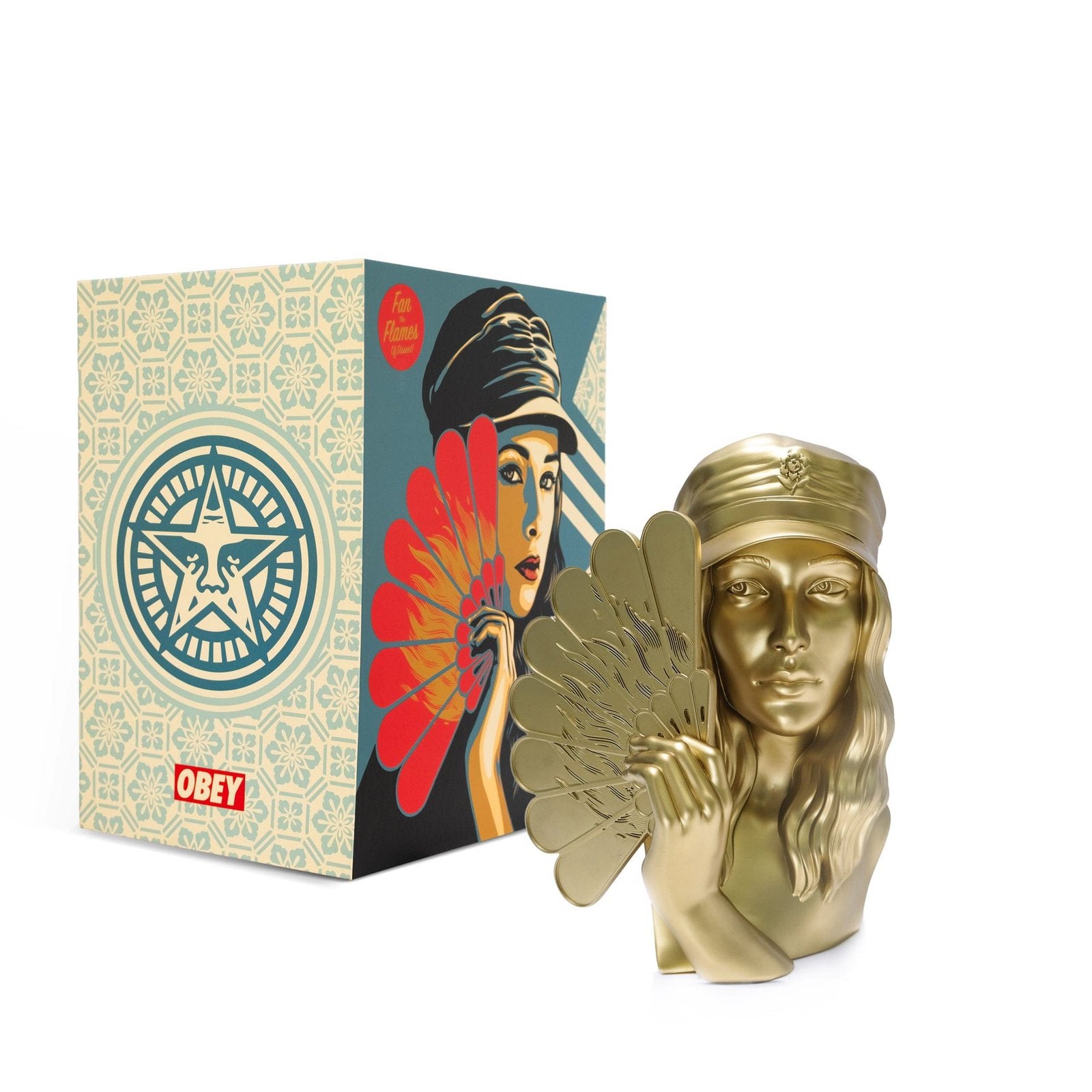 Shepard Fairey: sculptuur in beperkte oplage. Uitverkocht, Ophalen of Verzenden