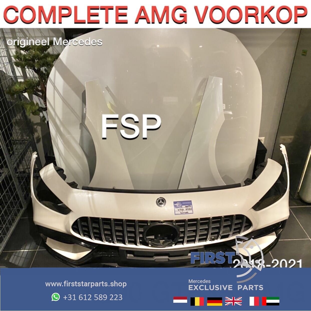 W290 X290 AMG GT 63 S VOORKOP 2020 NEUS FRONT GT63S KOP WIT, Utilisé, -, Avant, -