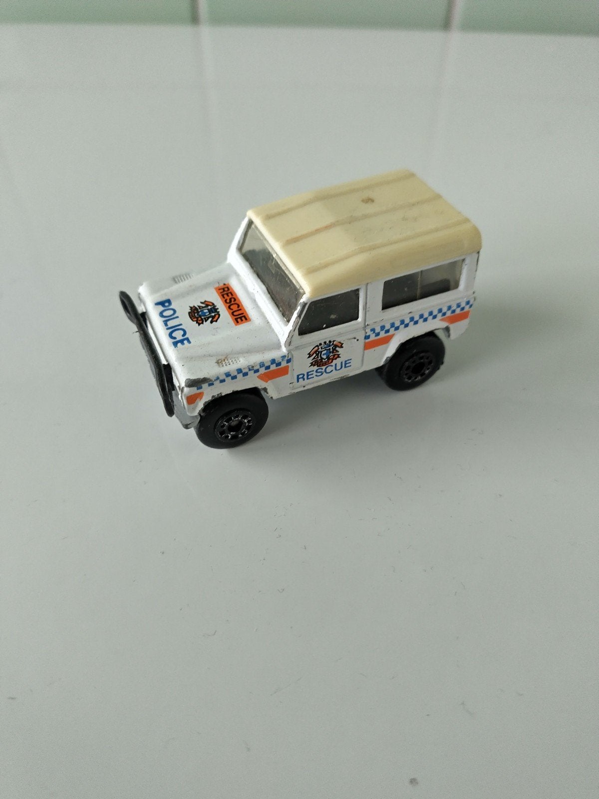 Vintage Matchbox Land Rover AFHALING LEES BESCHRIJVING, Ophalen, Gebruikt, Auto, Matchbox