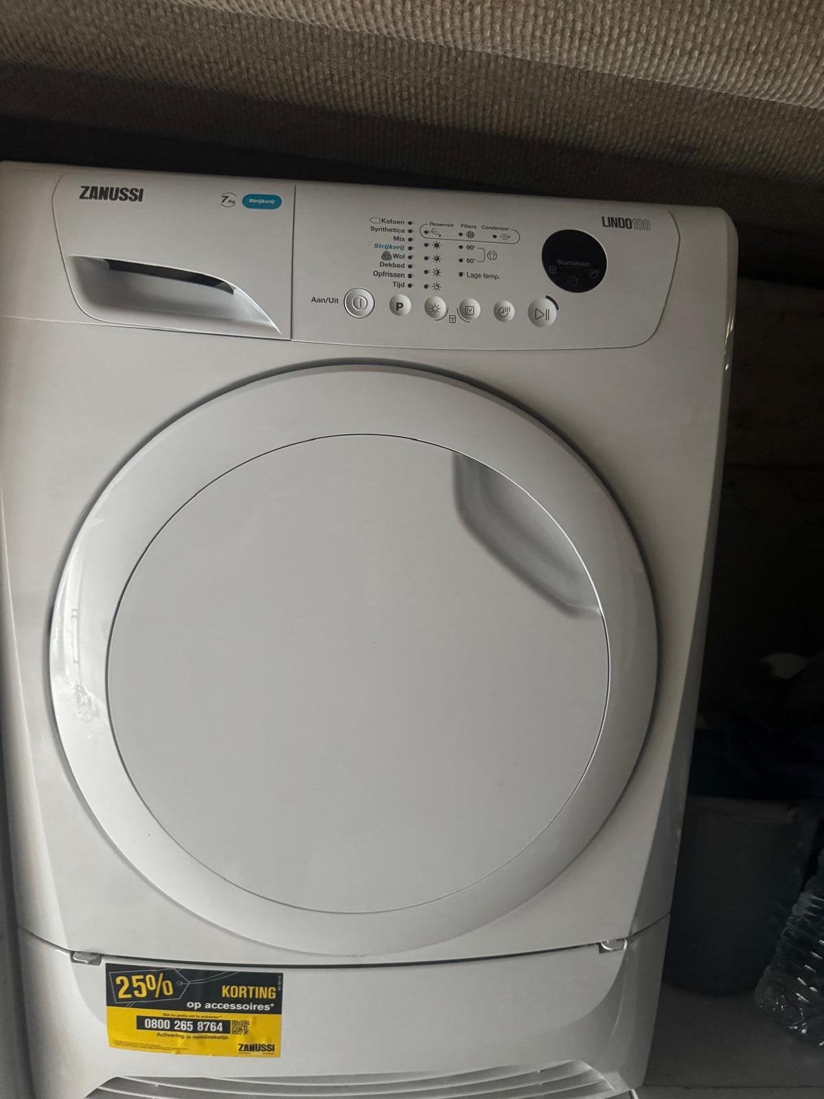ZANUSSI DROOGKAST 8KG A+++ (GARANTIE), Elektronische apparatuur, Ophalen, Zo goed als nieuw