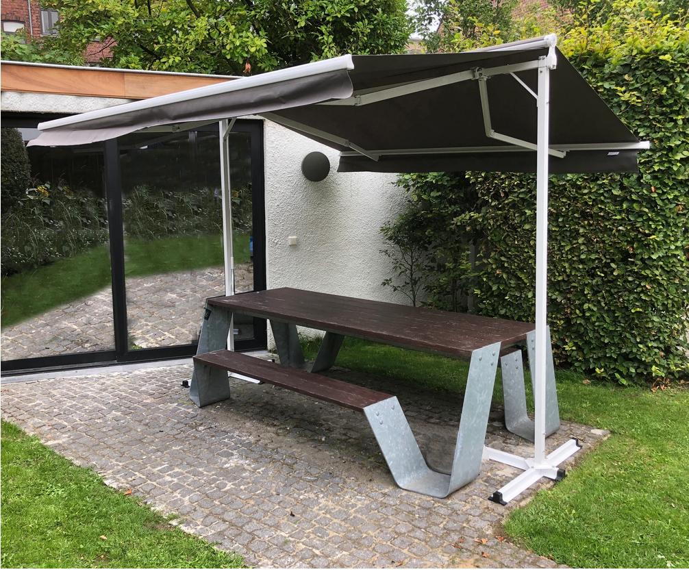 parasol, Ophalen