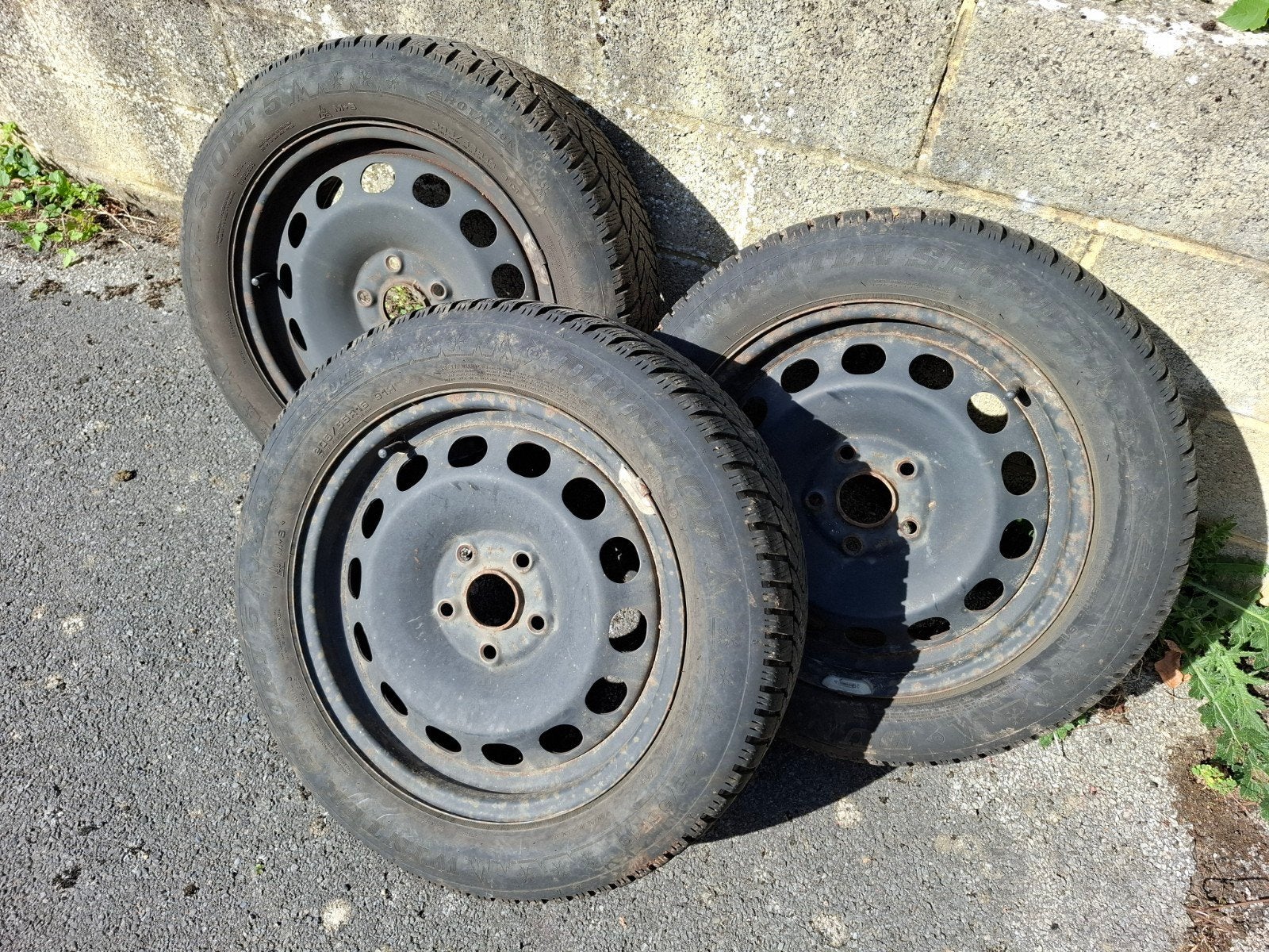 Pneus hiver Dunlop Wintersport, Ophalen, Gebruikt, 16 inch, Band(en)