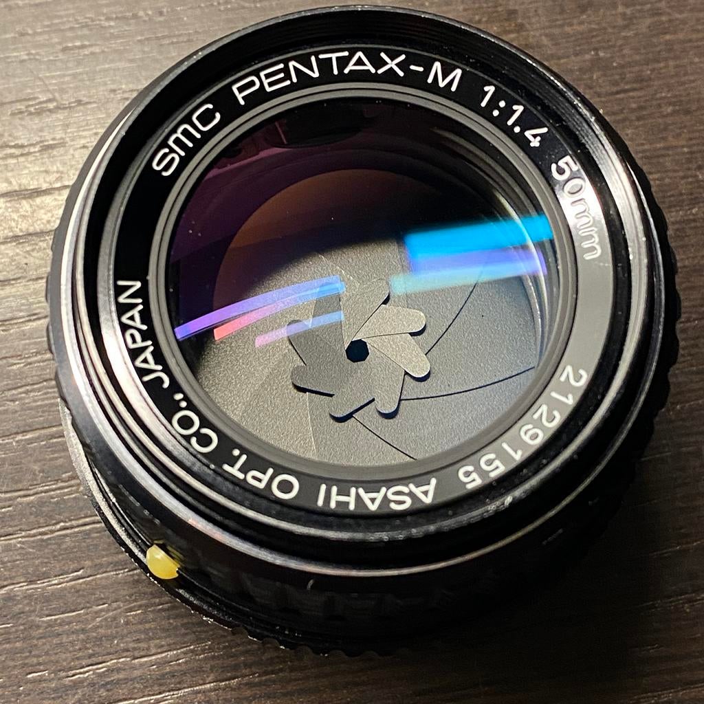 Pentax 50mm f1.4 SMC Pentax-M, Ophalen of Verzenden, Zo goed als nieuw, Standaardlens