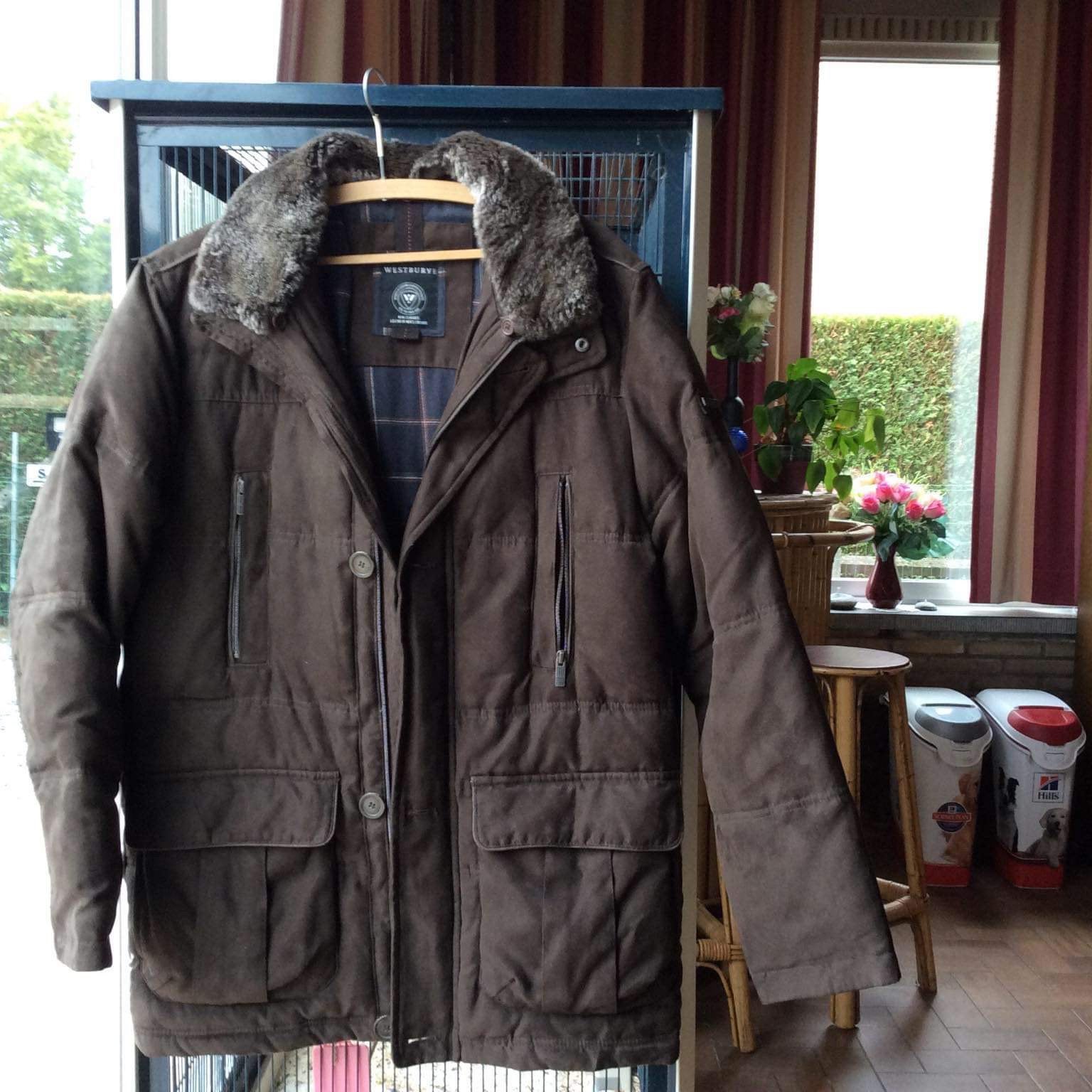 Winterjas voor heren, mt. 48, Ophalen