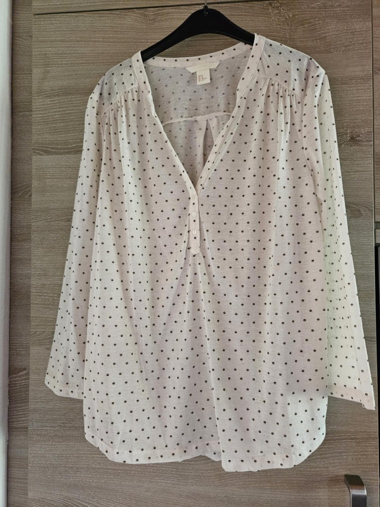 Blouse H&M taille M, Kleding | Dames, Blouses en Tunieken, Maat 38/40 (M), H&M, Beige, Nieuw