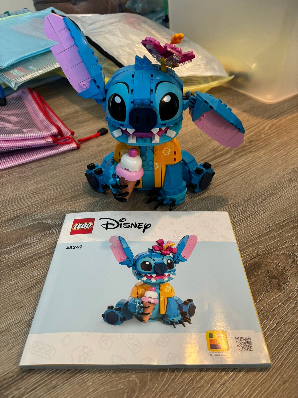 Lego Disney 43249 Stitch, Ophalen, Lego, Zo goed als nieuw, Compleet