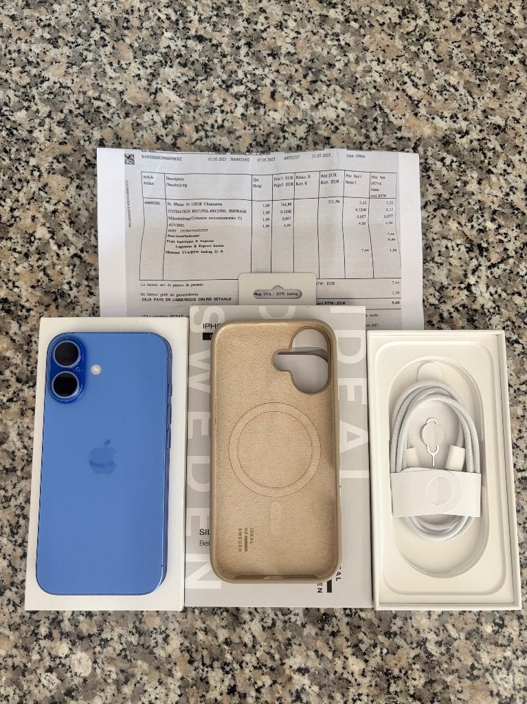 iPhone 16 in de nieuwe staat met garantie en 98% batterij, Telecommunicatie, Mobiele telefoons | Apple iPhone, Ophalen, 128 GB