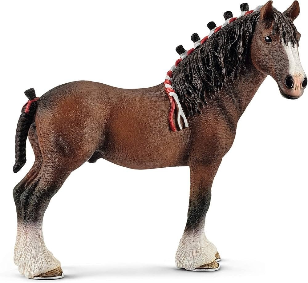 Figurine Schleich Hongre Clydesdale 13808, Verzamelen, Dierenverzamelingen, Ophalen, Gebruikt, Paard, Beeldje of Figuurtje